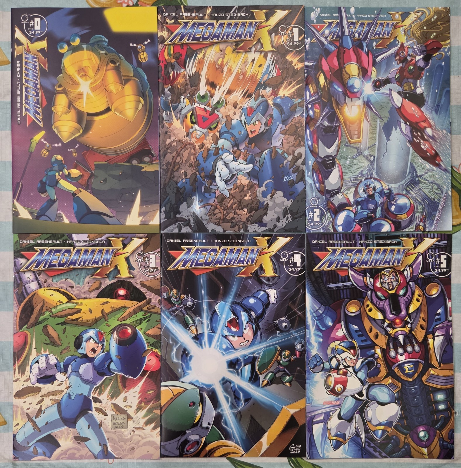 Mega Man X #0-5 Variant C Cover Set 0 1 2 3 4 5 Udon 2026 ~ UNREAD