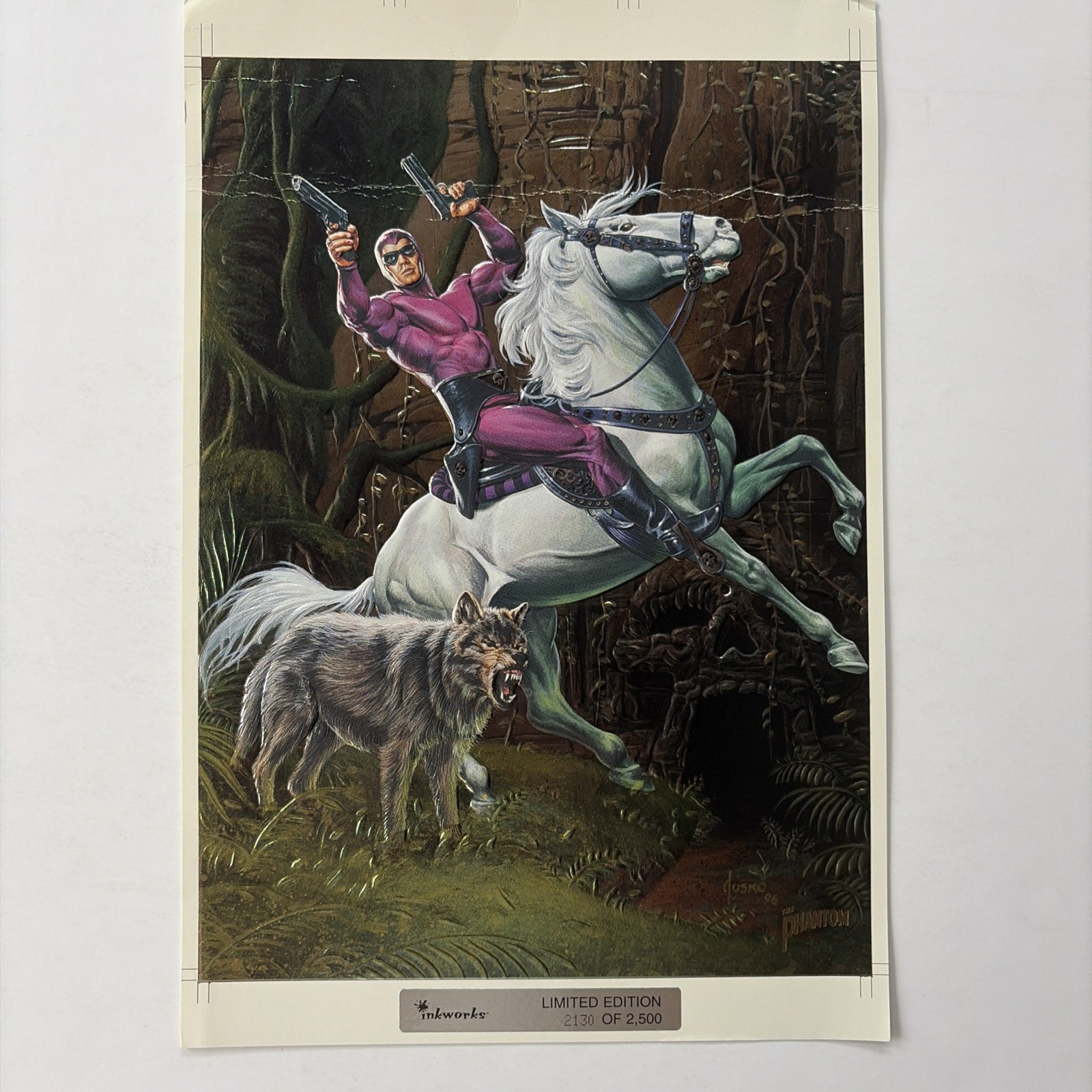 Joe Jusko The Phantom InkWorks Art Print Limited Edition