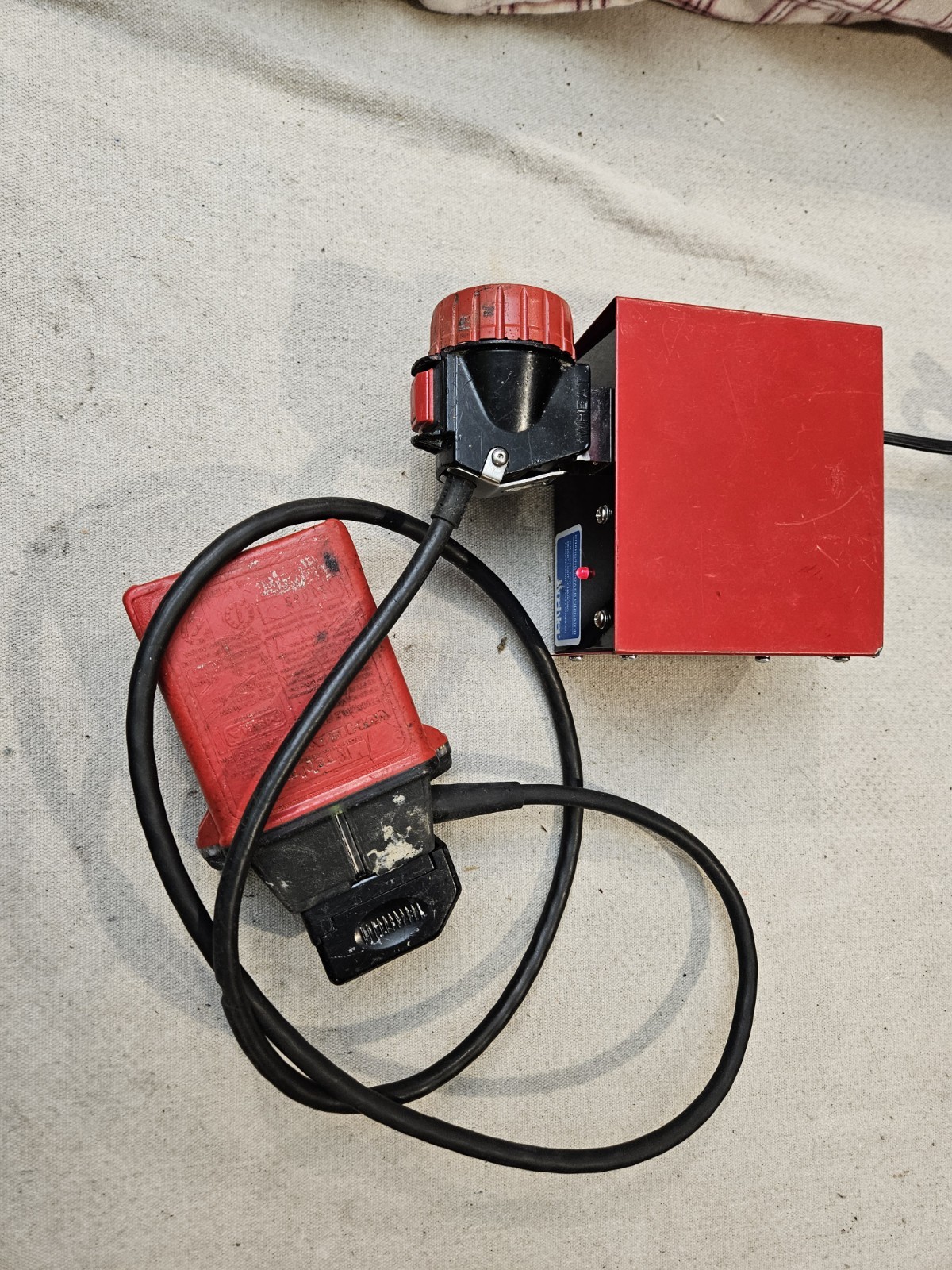 Koehler Mfg Wheat LED Electric Lithium MINERS HEAD LAMP w/ PTO w/Charger Koehler Mfg Wheat LED Electric Lithium MINERS HEAD LAMP w/ PTO w/Charger