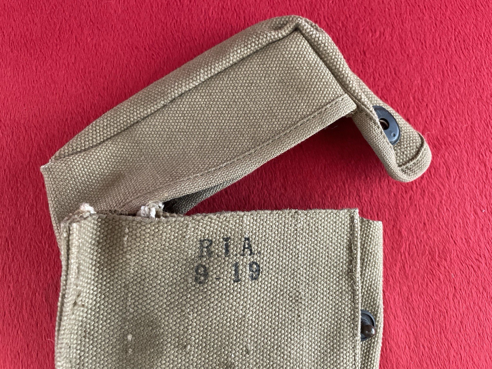 WW1 Pederson Device Magazine Pouch 1919 WWI R.I.A. Case