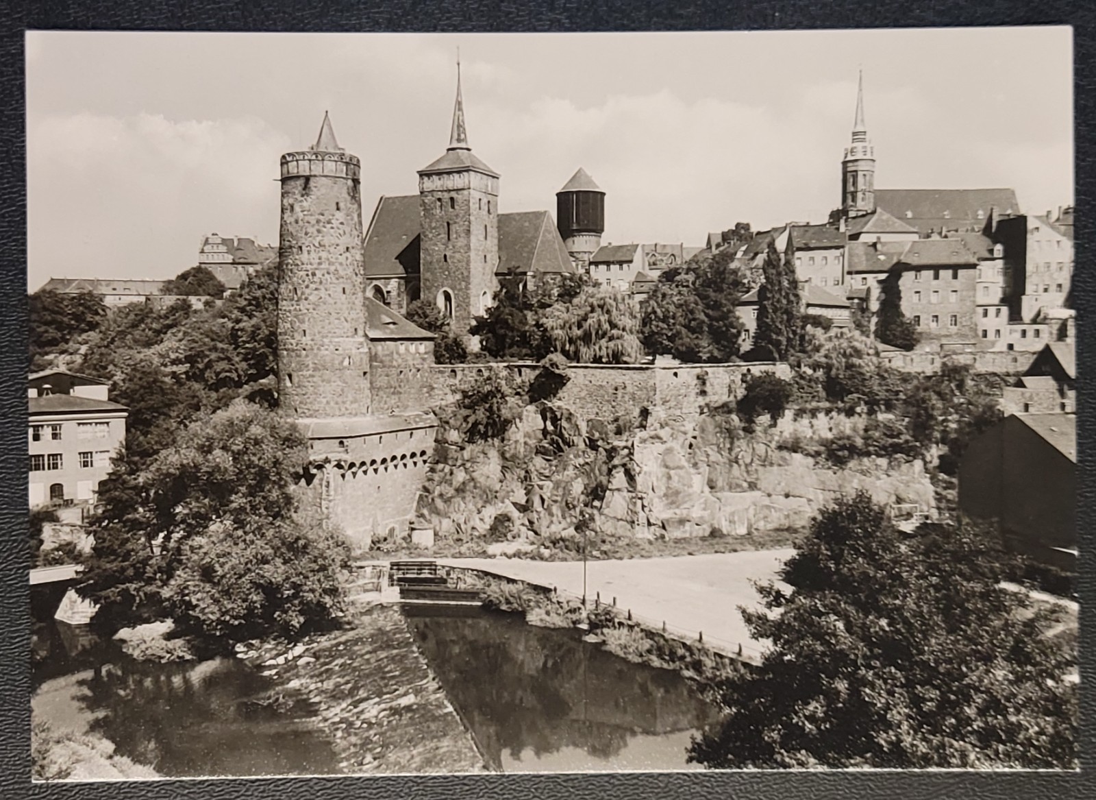 Vintage Postcard - Bautzen - Saxony - Germany - Black & White - Old Waterworks