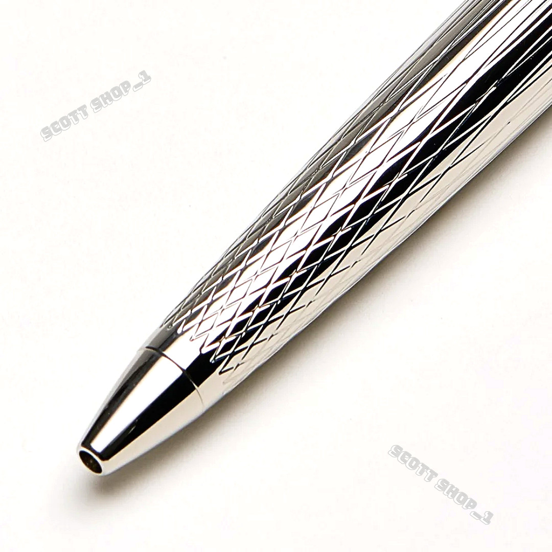 ROLEX Elegant Silver Ballpoint Pen Luxury Executive AD VIP Gift Box Rare
