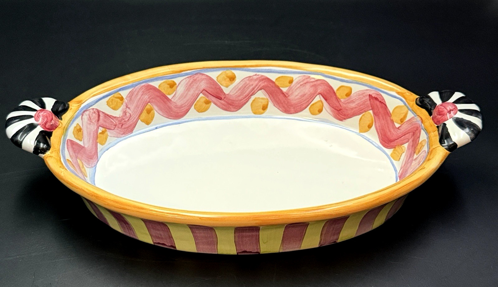 Mackenzie Childs RETIRED PICCADILLY Au Gratin 14