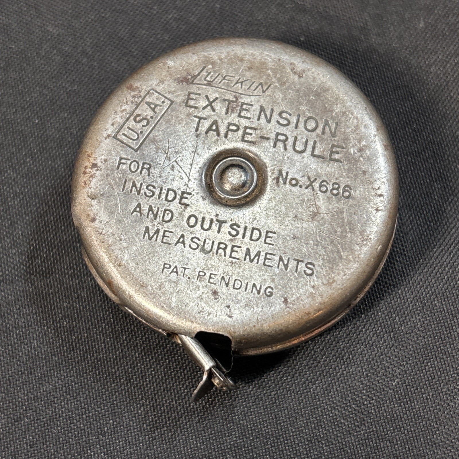 RARE Vintage Lufkin Antique Extension Tape Rule no.X686 USA Measure
