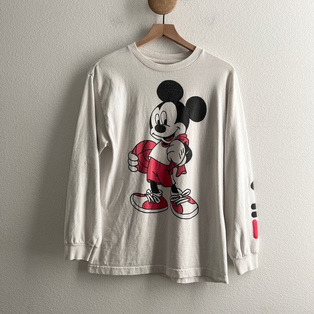 Fila x Disney Mickey Mouse Basketball Long Sleeve Tshirt