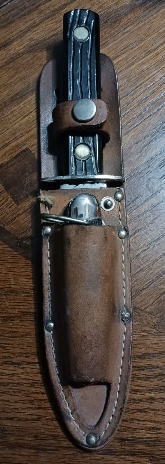 Vintage Utica Sportsman Fixed Kutmaster Scout/Camp Pocket Knife W/ Sheath Combo Vintage Utica Sportsman Fixed Kutmaster Scout/Camp Pocket Knife W/ Sheath Combo