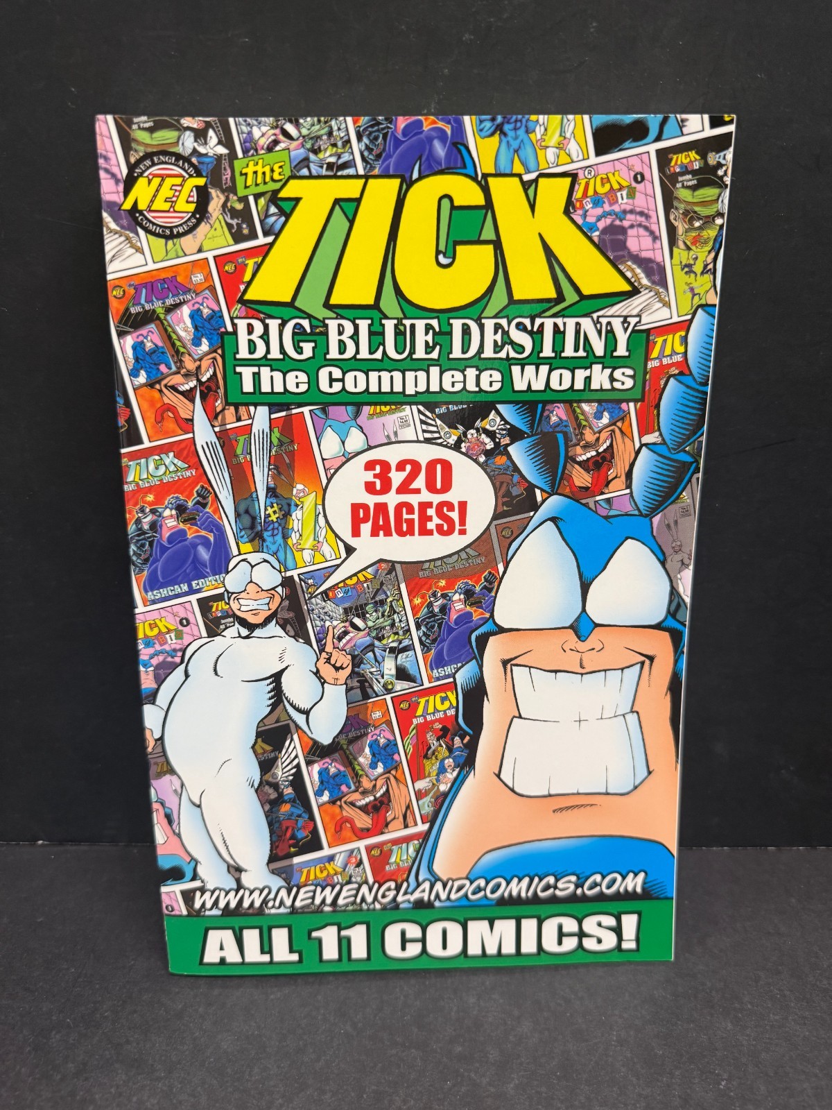 The Tick BIG BLUE DESTINY: The Complete Works 1st Print NEC TRADE PAPERBACK RARE