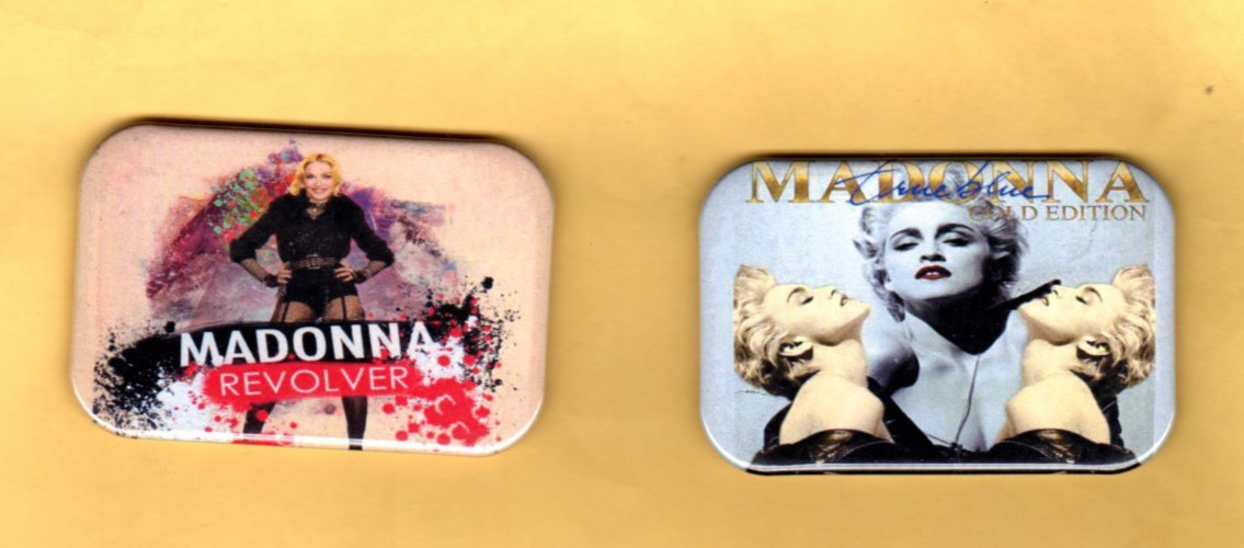 MADONNA     2  REFRIGERATOR MAGNET  2\