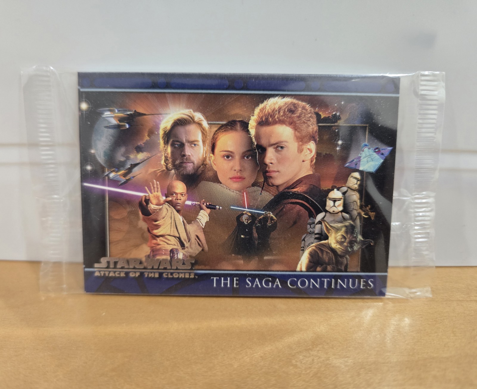 Topps 2002 Star Wars: Attack of the Clones 3 card promo sealed pack