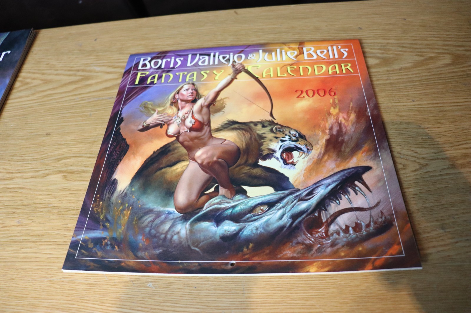 Boris Vallejo & Julie Bell\'s Fantasy Calendar 2006. used no marks inside Nice Boris Vallejo & Julie Bell\'s Fantasy Calendar 2006. used no marks inside Nice