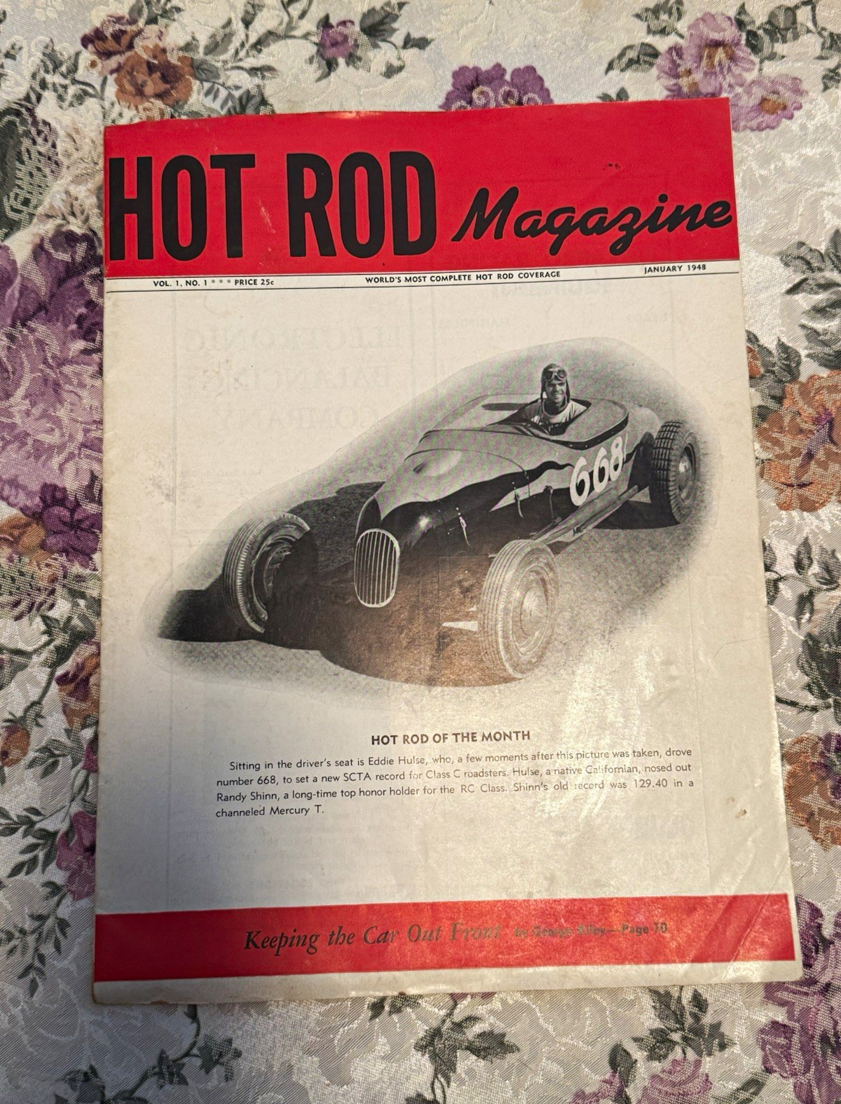 RARE Hot Rod Magazine January 1948 Issue Vol. 1 No. 1 #1 - NOT A REPRINT