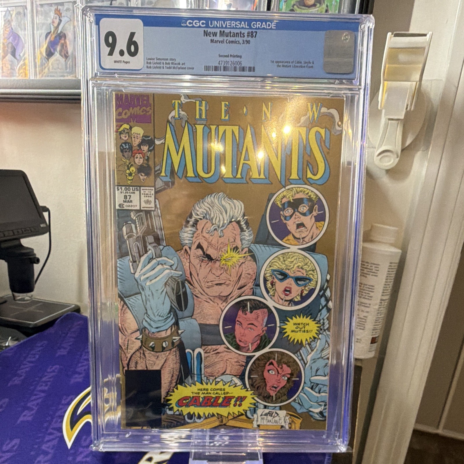 Marvel New Mutants #87 (1990) CGC 9.6 White Pages 2nd Printing
