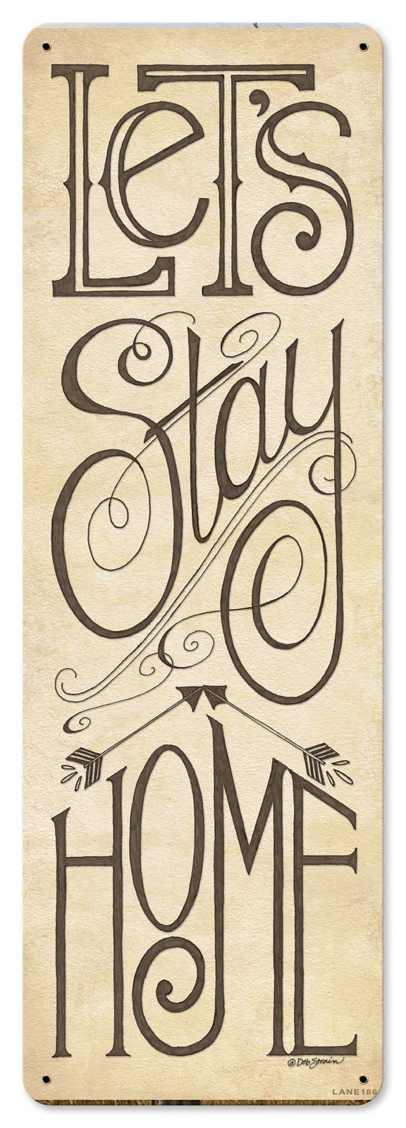 LET\'S STAY HOME FANCY WRITING 24\