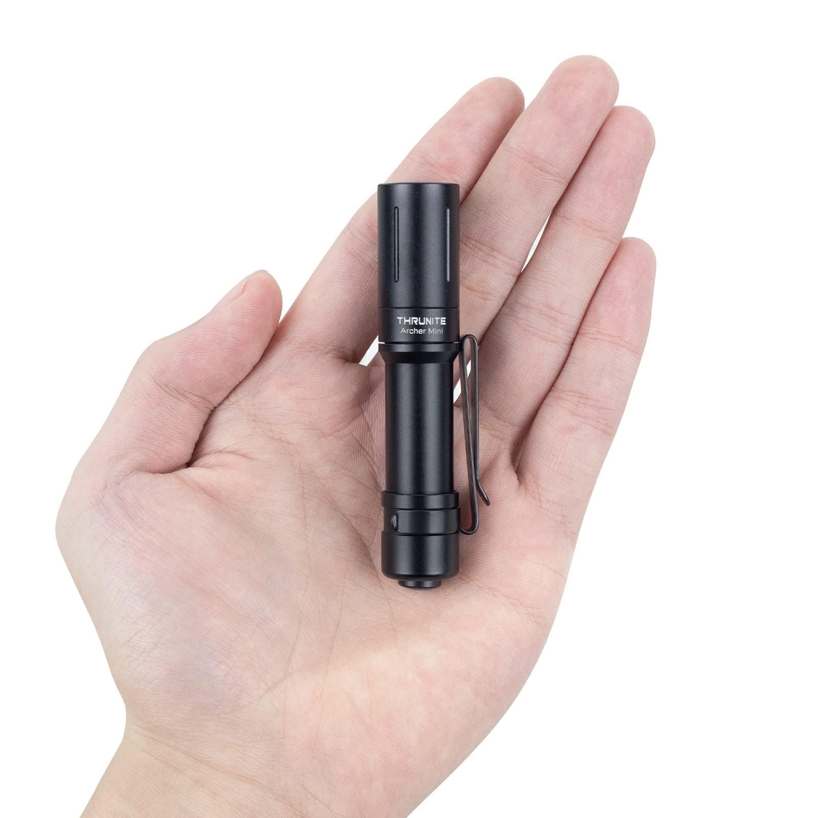 ThruNite Archer Mini EDC Flashlight, USB-C pocket size, Black Cool White ThruNite Archer Mini EDC Flashlight, USB-C pocket size, Black Cool White