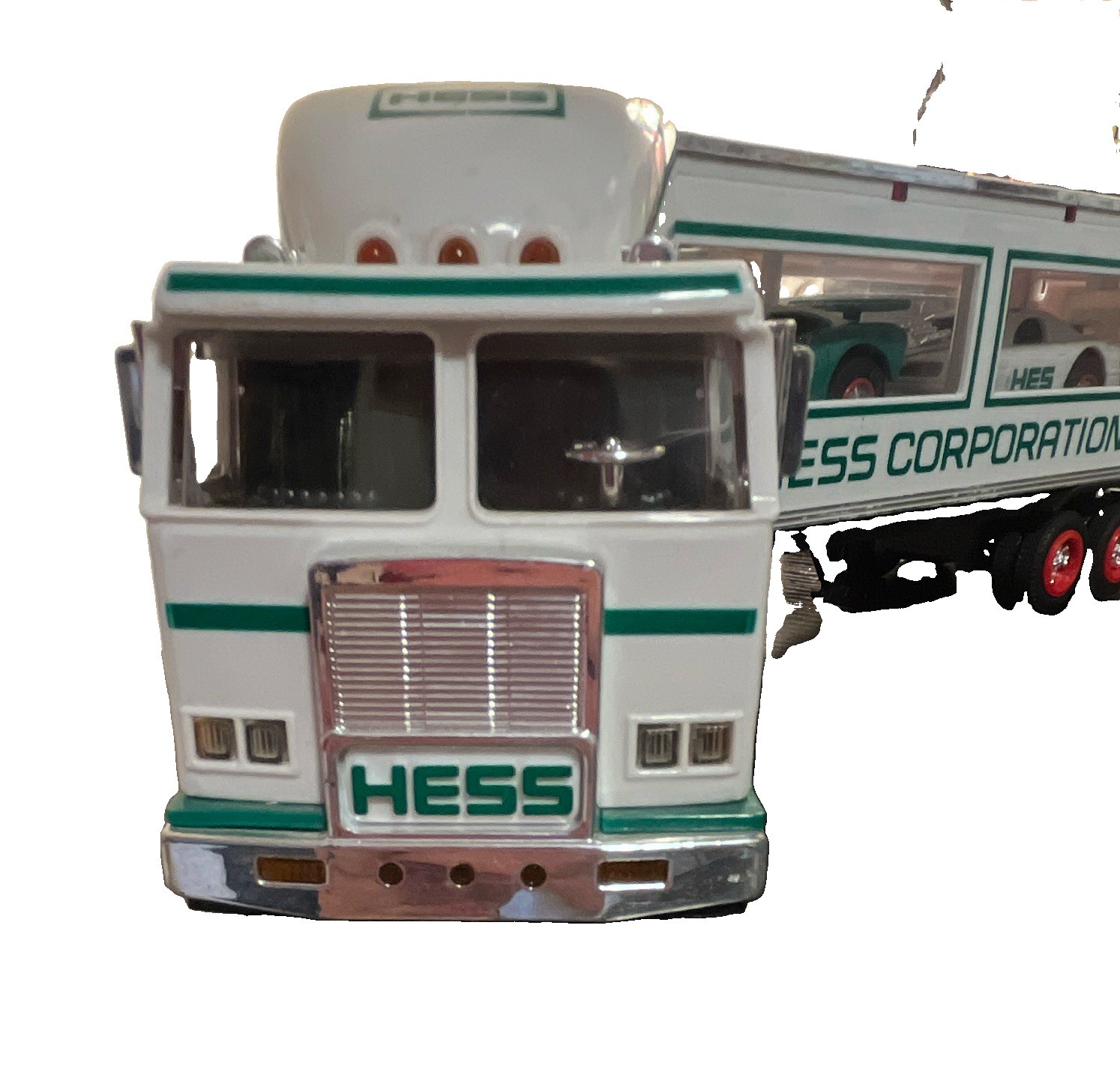 VERY RARE Hess NYSE 2006 Truck  w/ 2 Racer Cars-No Box
