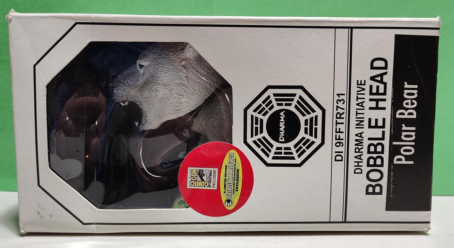 LOST TV Series DHARMA Initiative Polar Bear Bobblehead - SDCC Exclusive - Rare