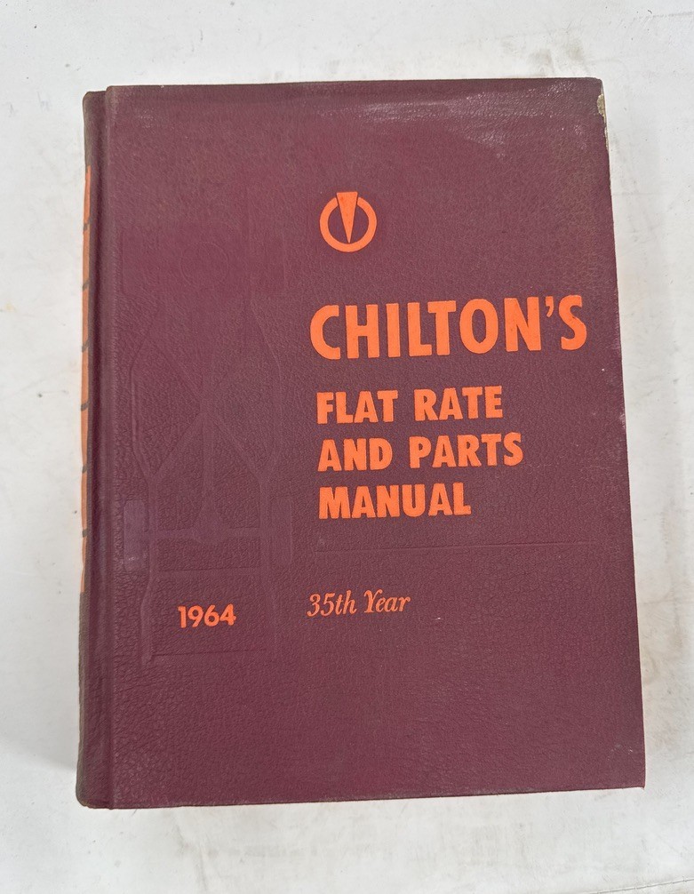 1964 Chiltons Flat Rate and Parts Manual Service Guide Book Hardcover 35th Year 1964 Chiltons Flat Rate and Parts Manual Service Guide Book Hardcover 35th Year