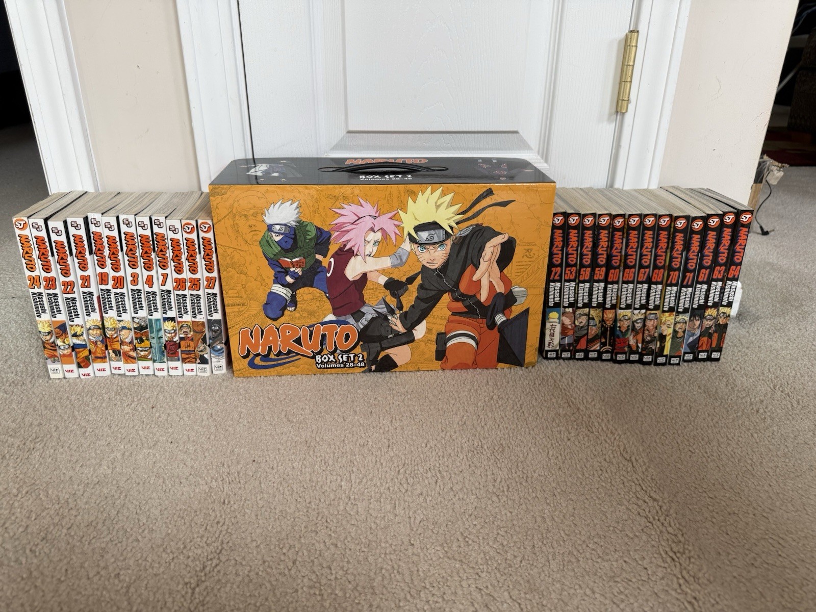 Naruto Box Set 2 Vol 28-48 + Additional Volumes Mixed Lot English VIZ Naruto Box Set 2 Vol 28-48 + Additional Volumes Mixed Lot English VIZ