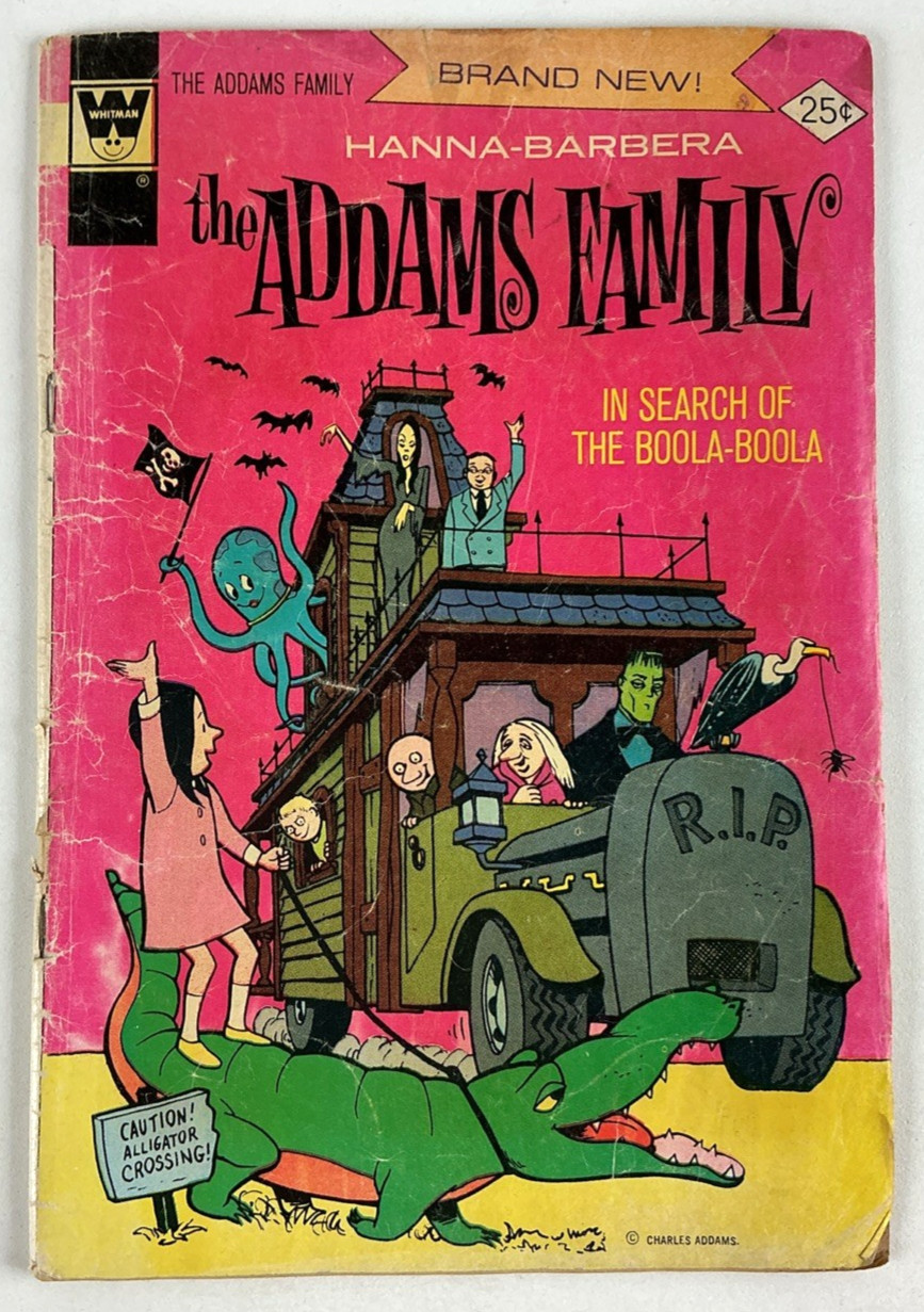 Addams Family #1 1974 Whitman Comics 1st Wednesday In Search of the Boola-Boola