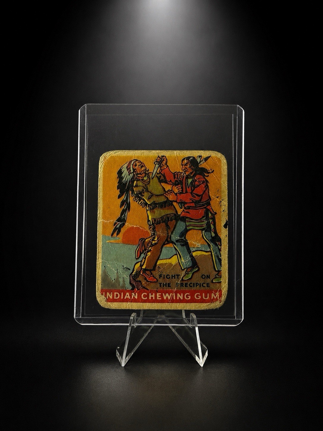 1947 GOUDEY INDIAN CHEWING GUM - Fight On The Precipice #27