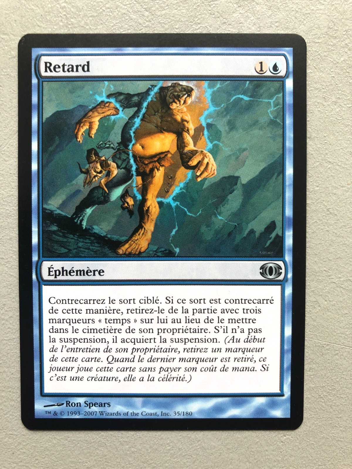 Mtg Carte Magic Future Sight Delay Delay French NM/LP