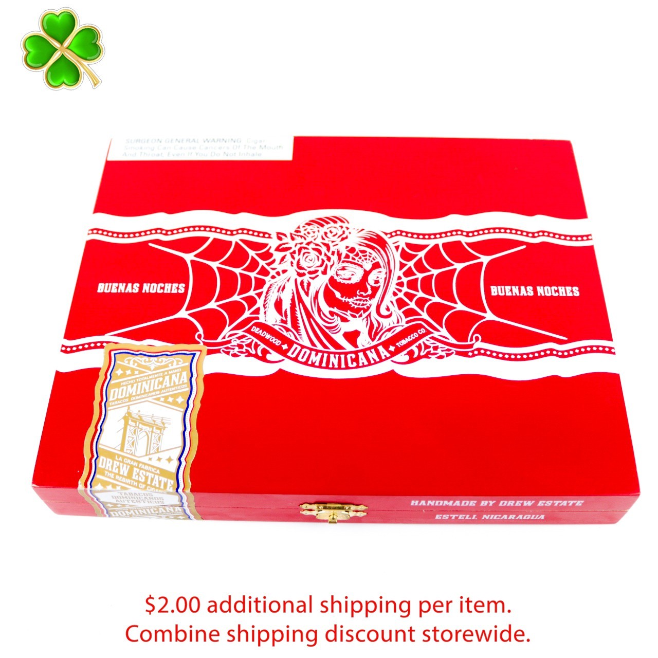 Deadwood Buenas Noches Toro Empty Wood Cigar Box 9\