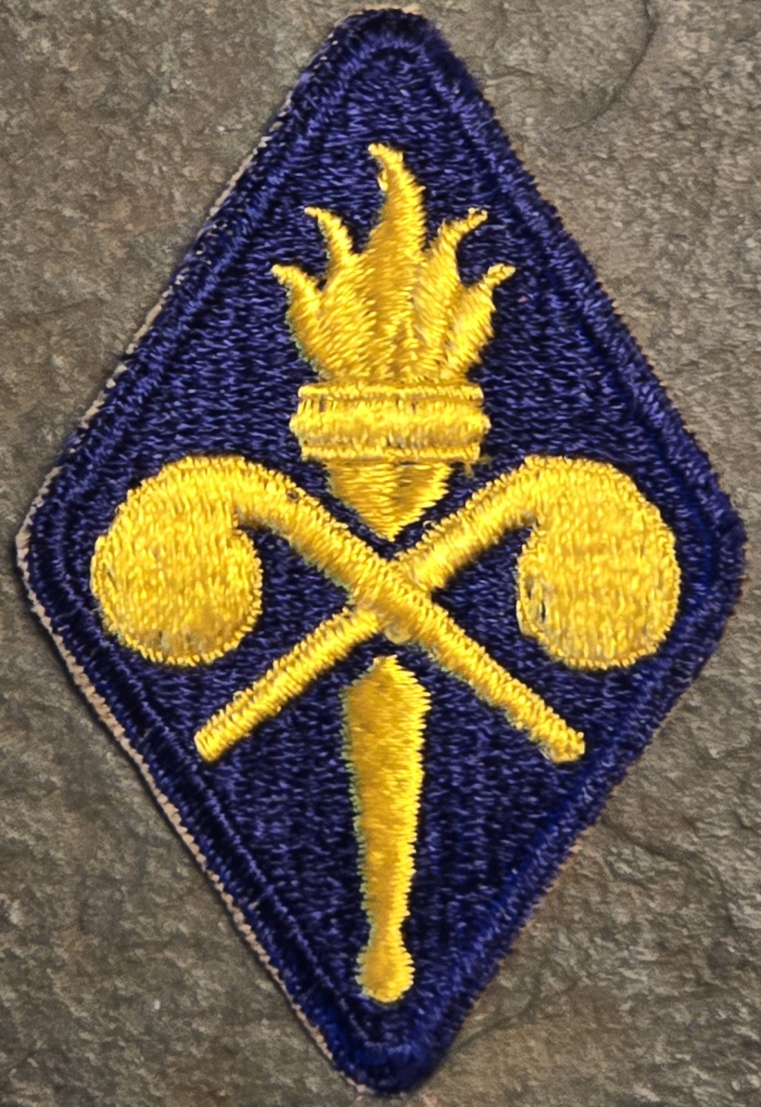 US Army Chemical Training School Center Patch Insignia Cut Color Class A vtg NOS