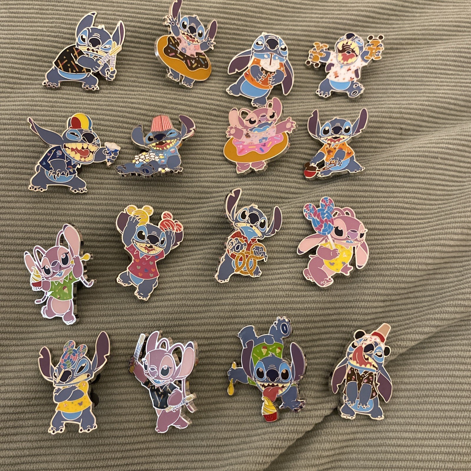Disney Stitch Attacks Snacks Full Set Bundle Of Mystery Pins