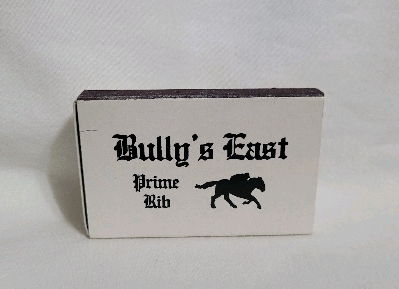 Vintage Bully\'s Prime Rib Restaurant Matchbox San Diego CA Advertising Matchbook