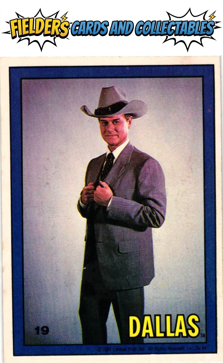 1981 Donruss Dallas # 19 J.R. Ewing