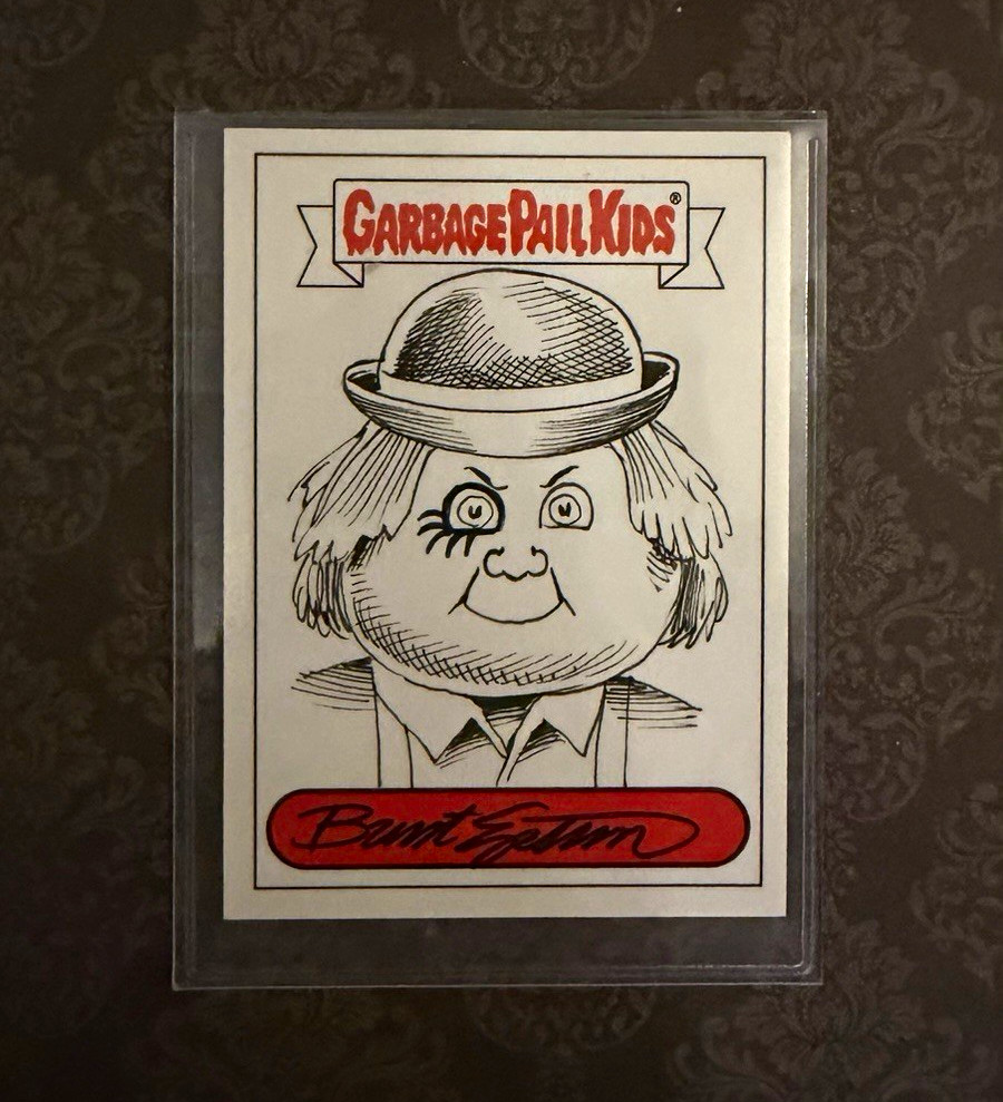 Topps Garbage Pail Kids 2015 Series 1 Sketch 1/1 S7 Bunt Settin Engstrom