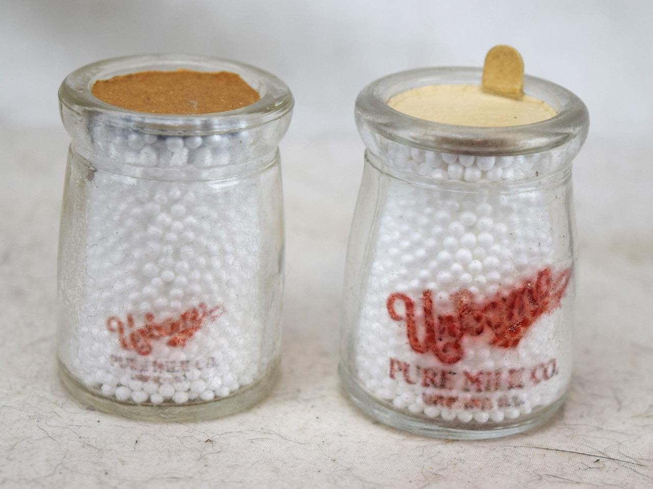 2 Vintage Urbana Pure Milk Co. Illinois 1 3/4\