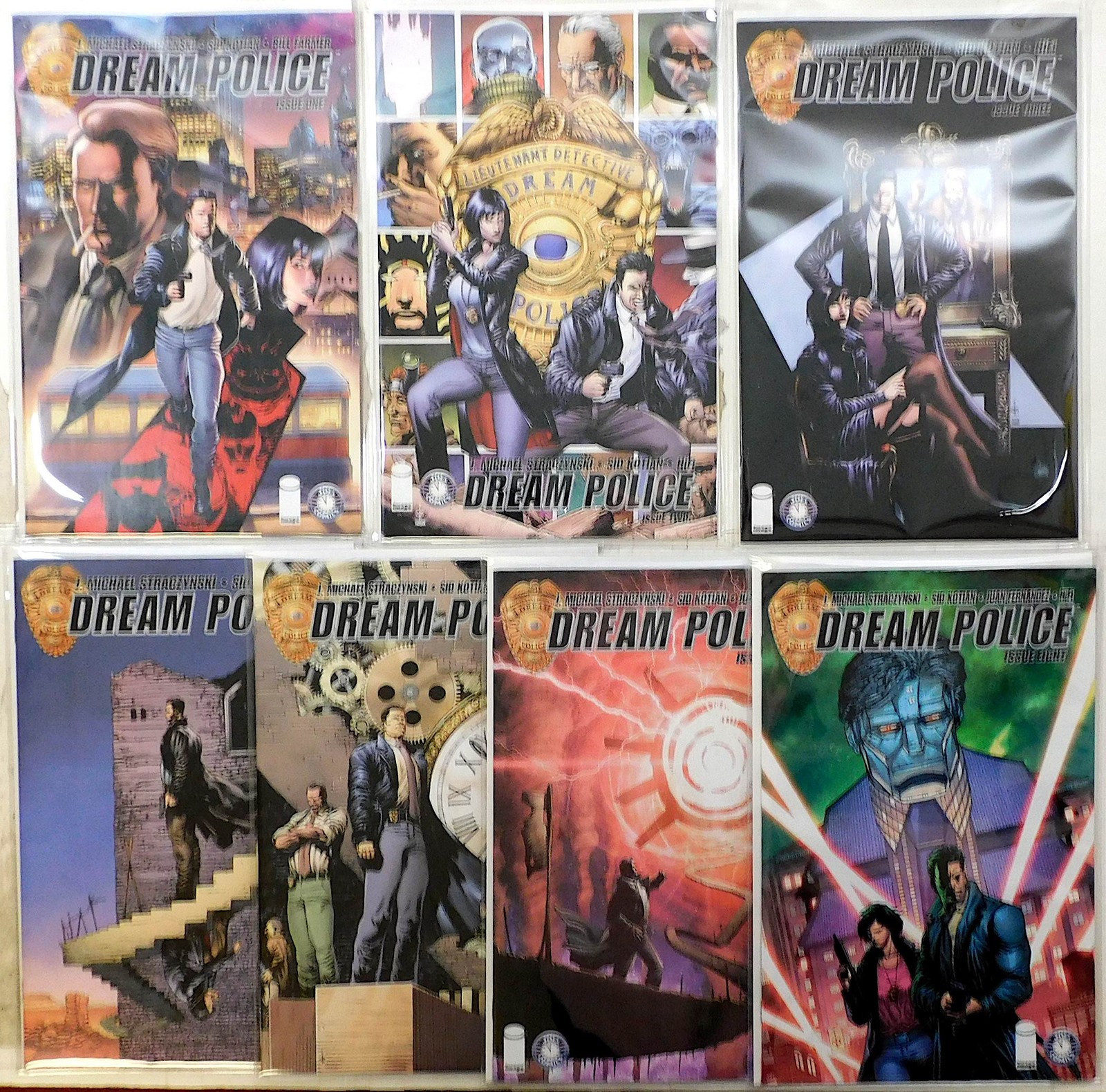 Dream Police Lot of 8 #1, 2, 3, 4, 5, 6, 7, 8 (2014) Joe\'s Comics 1st Print