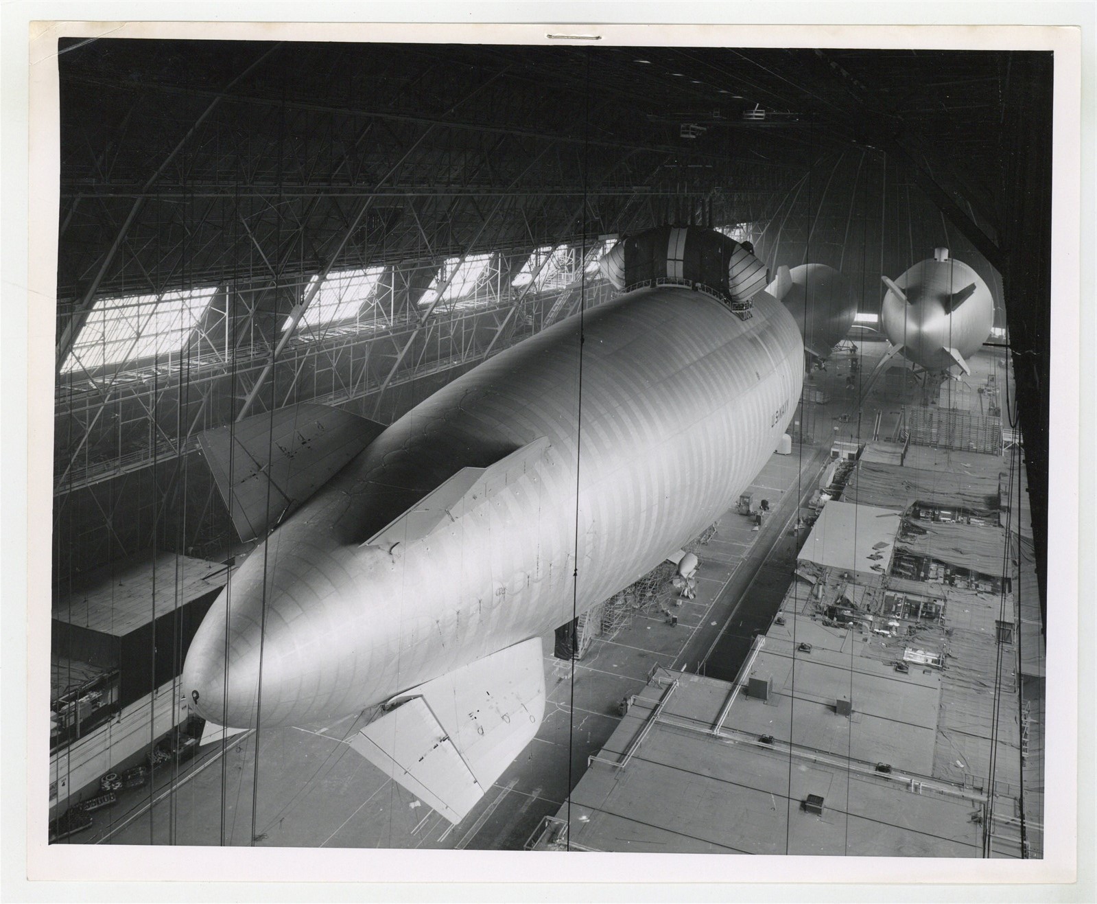 U.S. Navy Blimp 1965 ZPG-3W Military Airship Zeppelin Goodyear Photo J15722