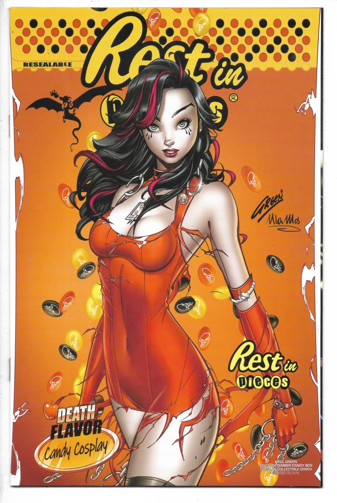 Cinderella vs Queen of Hearts # 3 / Paul Green Candy Box Variant / Ltd 325