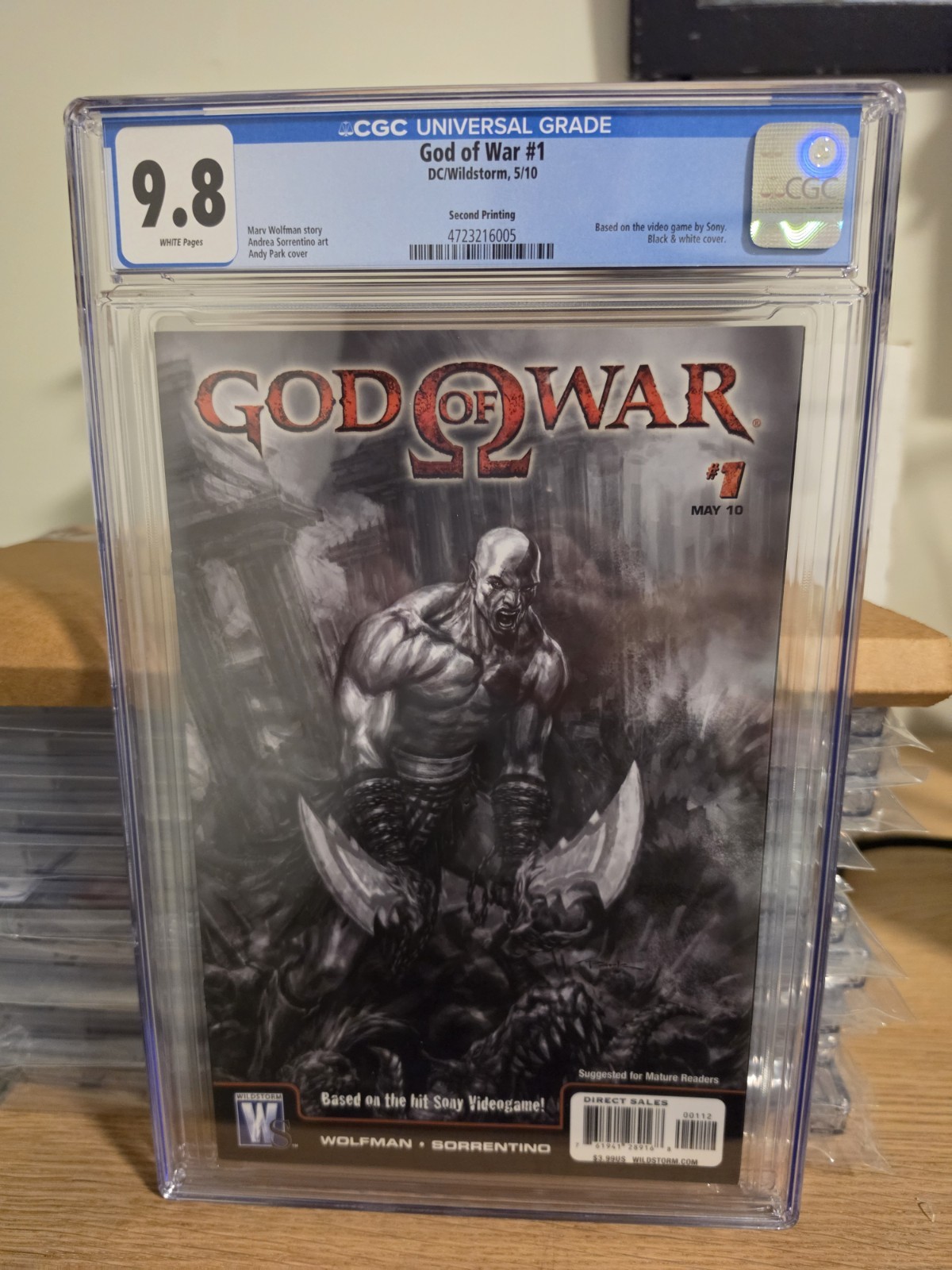 GOD OF WAR #1 CGC 9.8 Wildstorm Comics first KRATOS / 2nd Printing