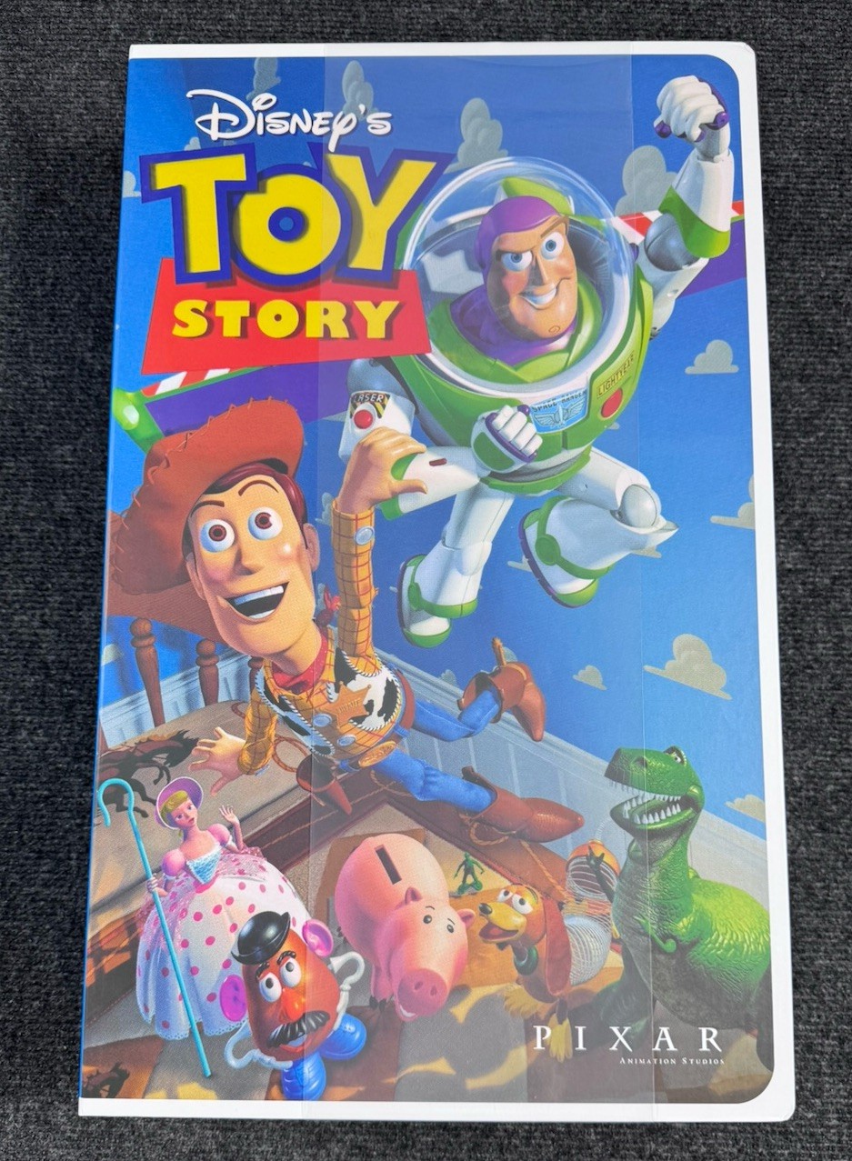 Disney Pixar Toy Story Plush Throw Blanket 50x70 VHS Style Woody Buzz New