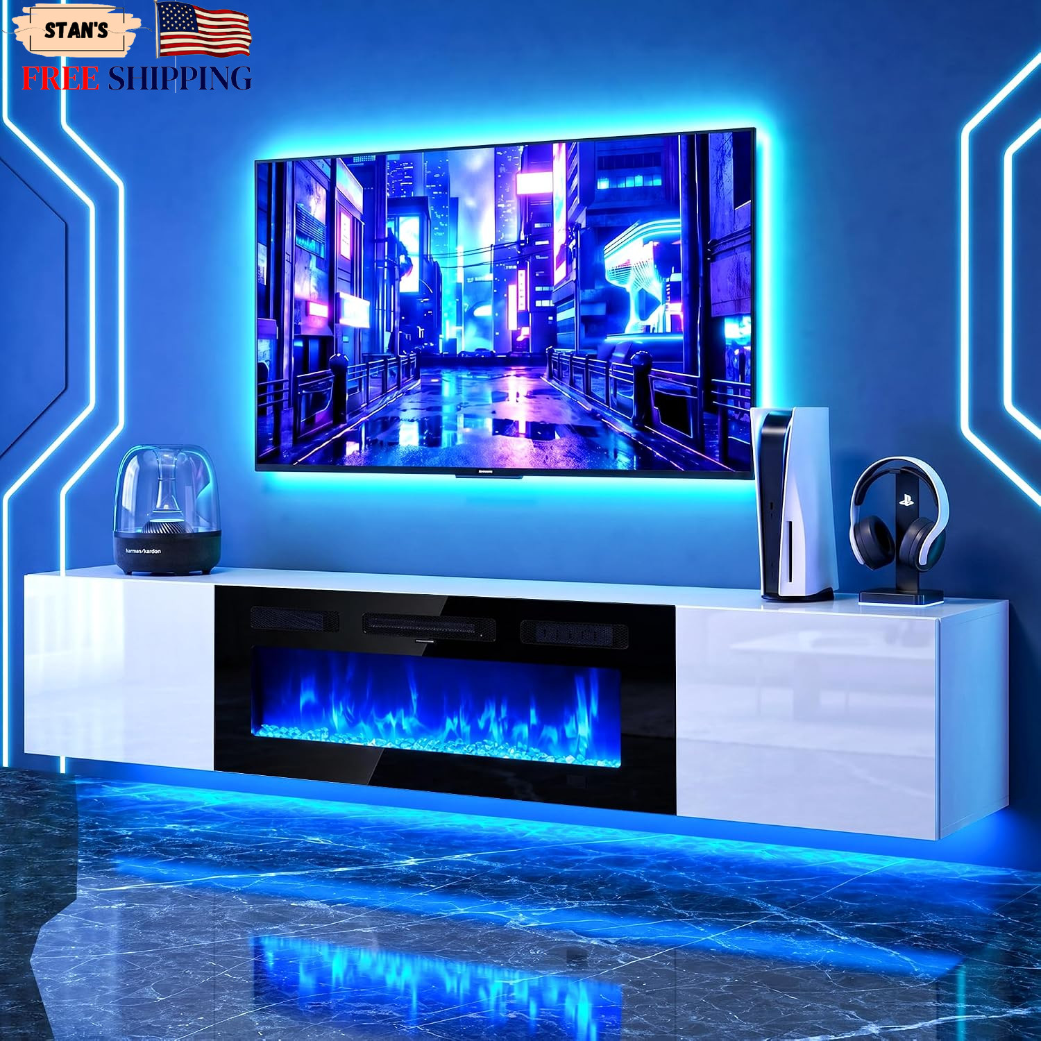 70\'\' Floating TV Stand with 36\