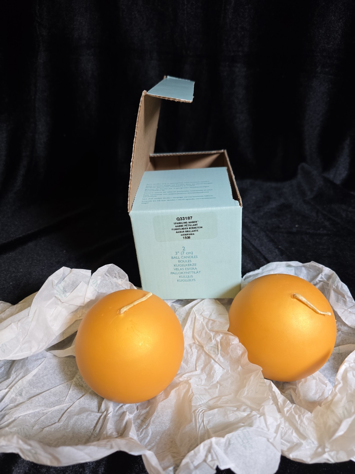 PartyLite Sparkling Amber 3\