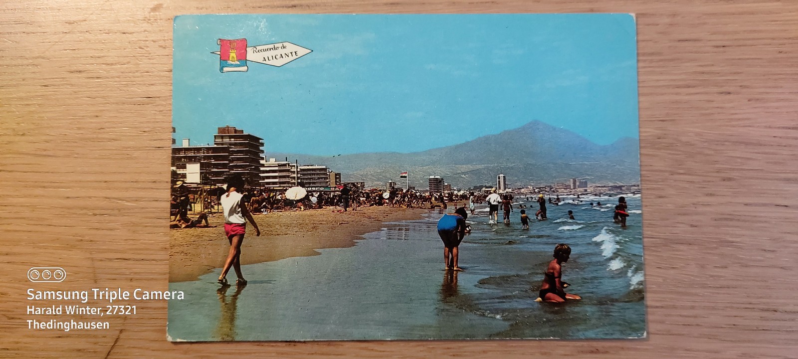 Postcard Alicante Playa de San Juan 24.05.1968 gel_