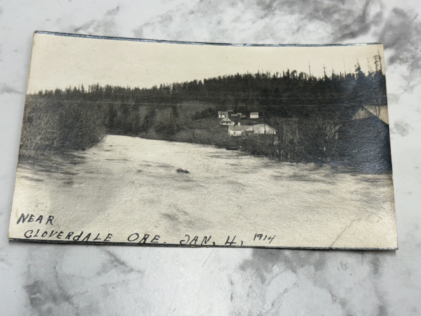 Near  Cloverdale Oregon RPPC Postcard AZO UNP 1904-1918
