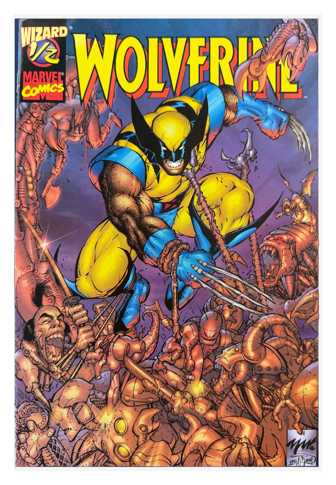 Wizard 1/2 Special Lot Wolverine + Divine Right — 3 Comics