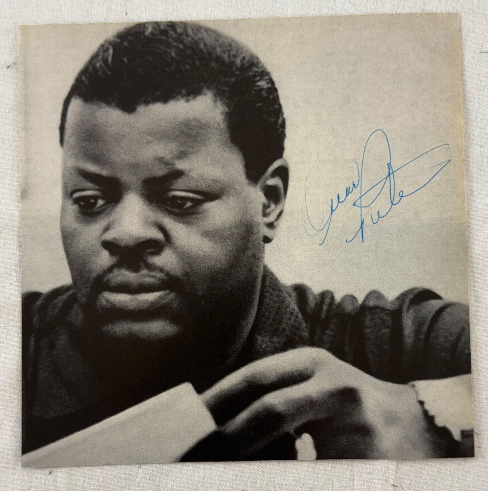 Rare, Genuine Oscar Peterson Autograph (circa 1970), Hand Signed & Certified