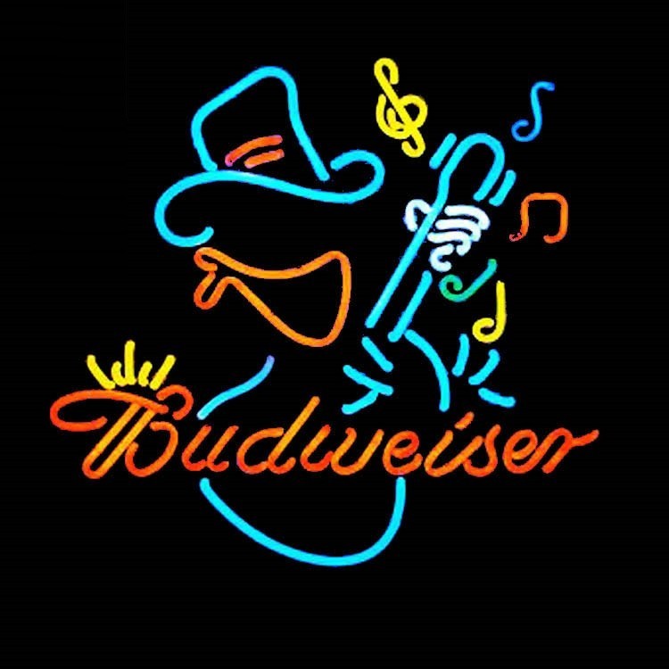 Guitar Cowboy Music Notes Beer Pale Lager 20\