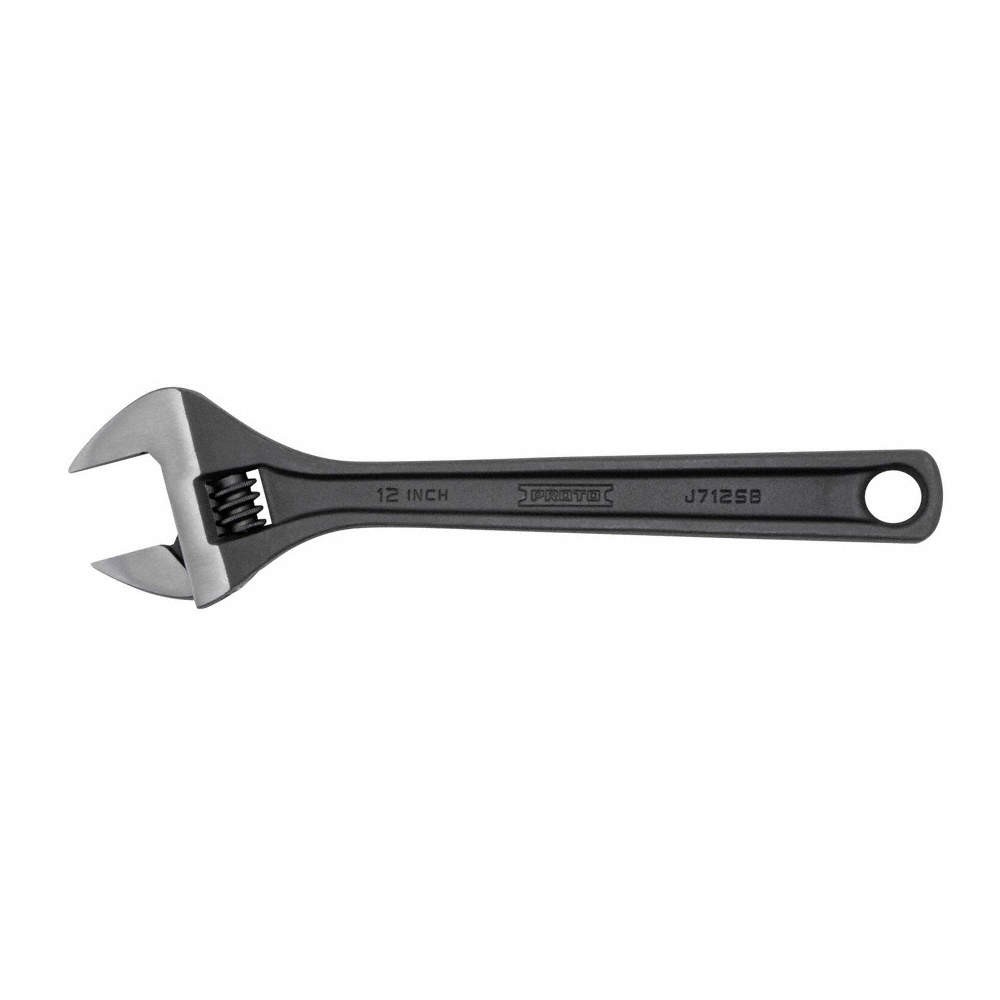 PROTO J712SB Adjustable Wrench,Alloy Steel,12.1 in L 61TH80