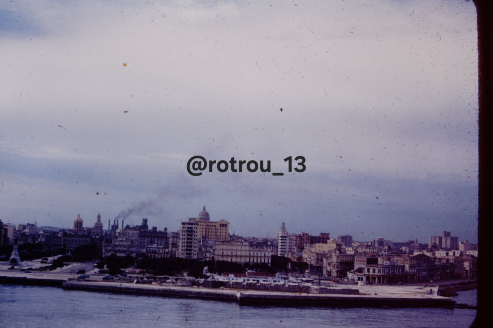 (3) Original Red Border Kodachrome 1952 35mm Slides Havana