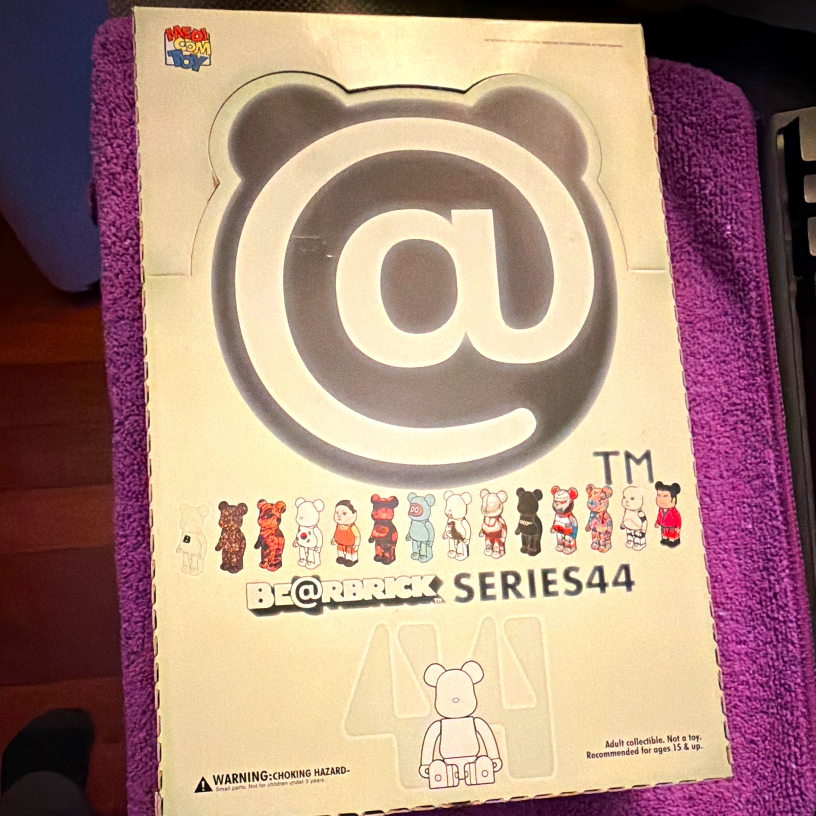 MEDICOM TOY BE@RBRICK Series 44 Blind Box Figure Plastic 15+ André Saraiva