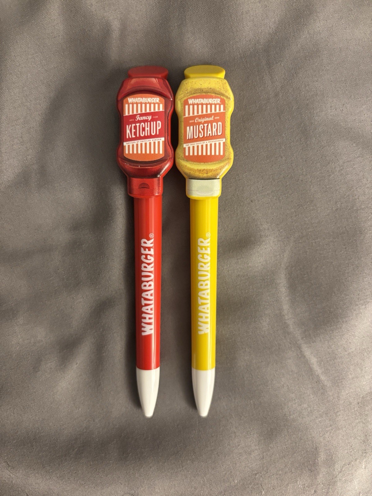 Rare Whataburger Ketchup & Mustard Pens