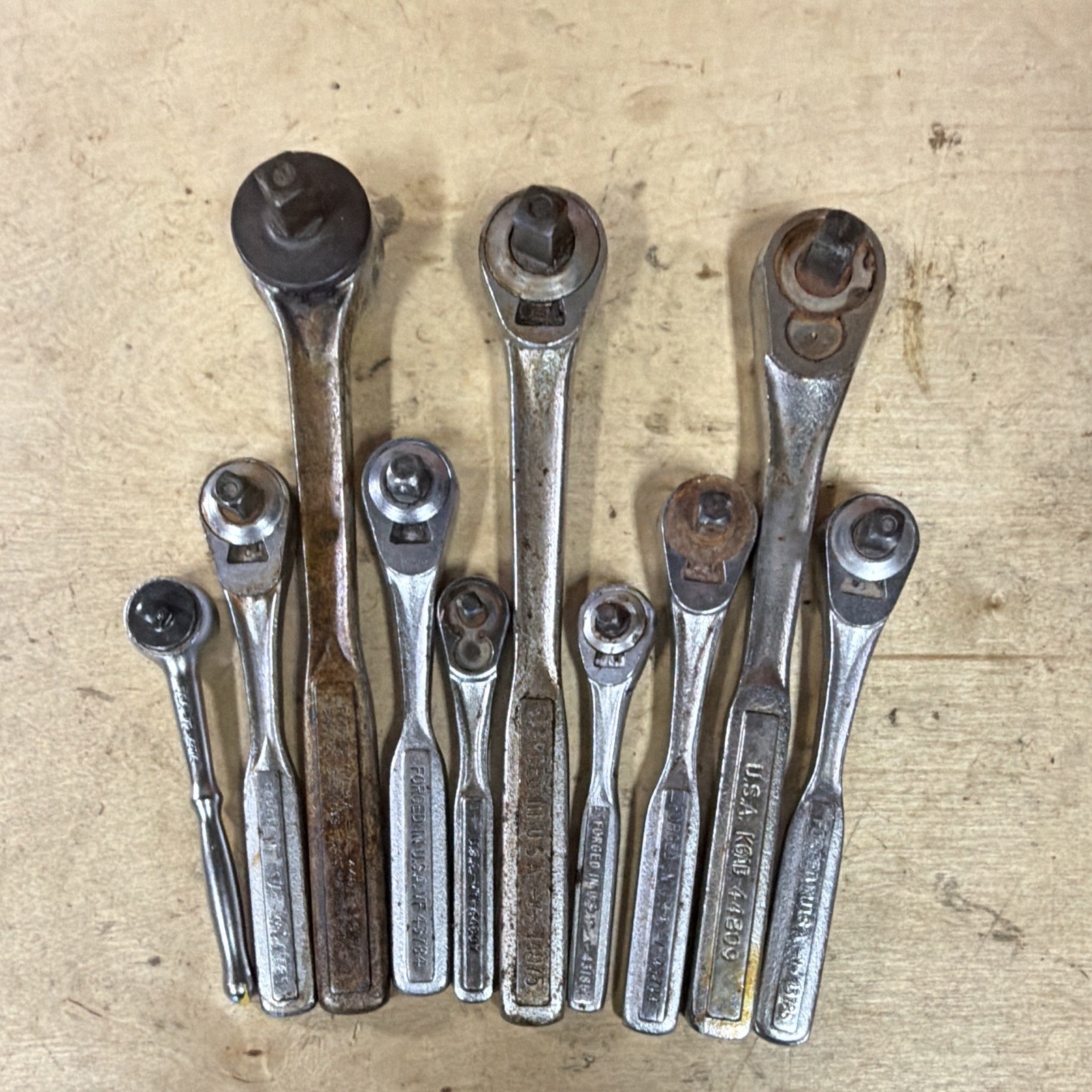 Craftsman Vintage Broken Ratchets - Lot Of 10