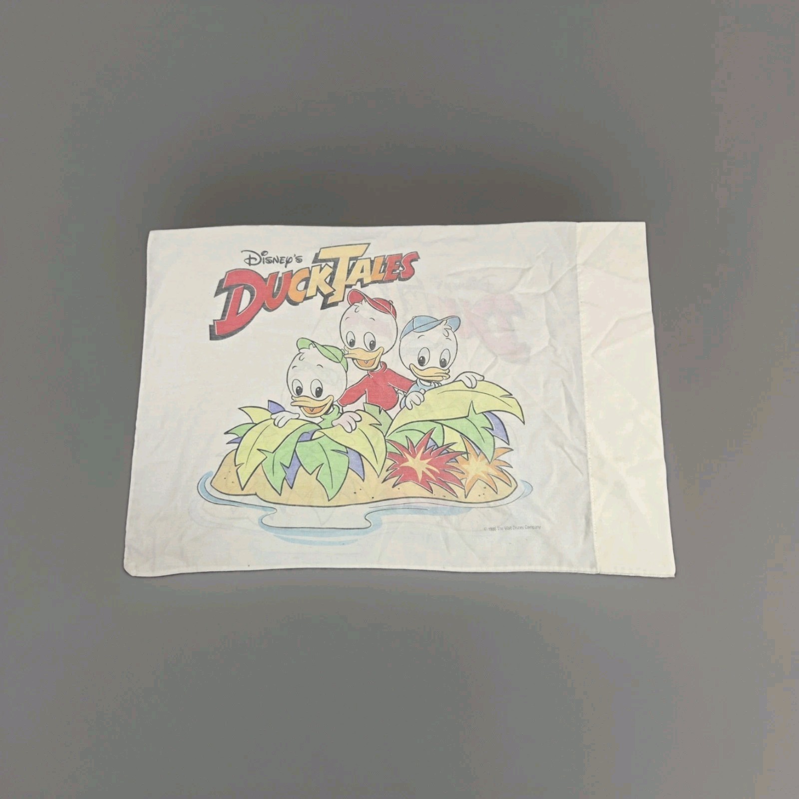 Disney DuckTales Pillowcase Double-Sided Huey Dewey Louie Vintage 1986 C12 Disney DuckTales Pillowcase Double-Sided Huey Dewey Louie Vintage 1986 C12